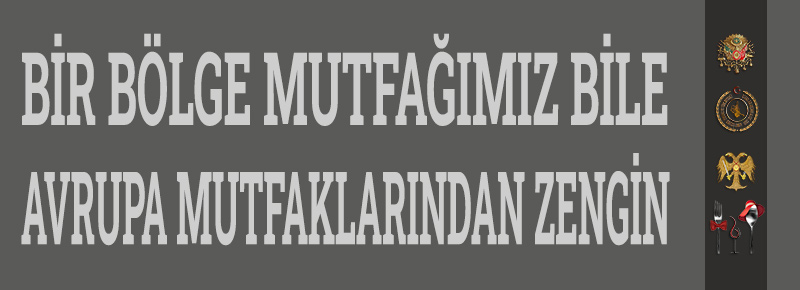 Bir Bölge Mutfağımız Bile Avrupa Mutfaklarından Zengin