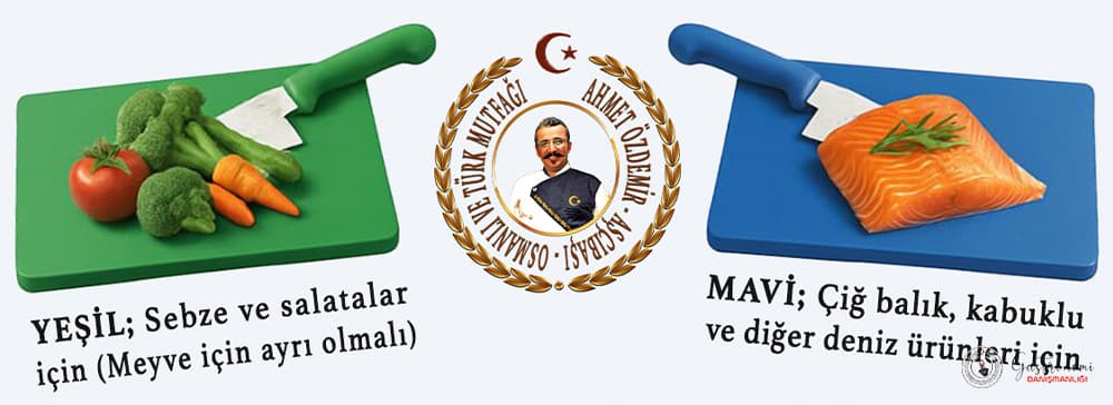 Profesyonel Mutfaklarda Doğrama Tahtası Renkleri Nelerdir?