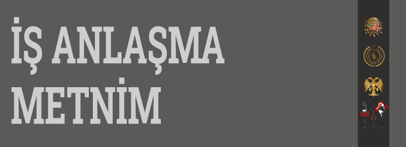 İş Anlaşma Metnim