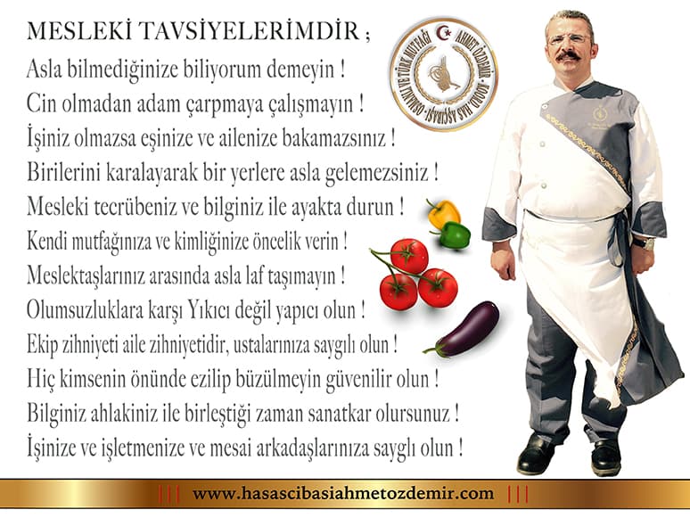 Aşçılık Mesleğinde Türk Mutfağı Tanıtım Sloganlarım-gastronomi-danışmanlığı