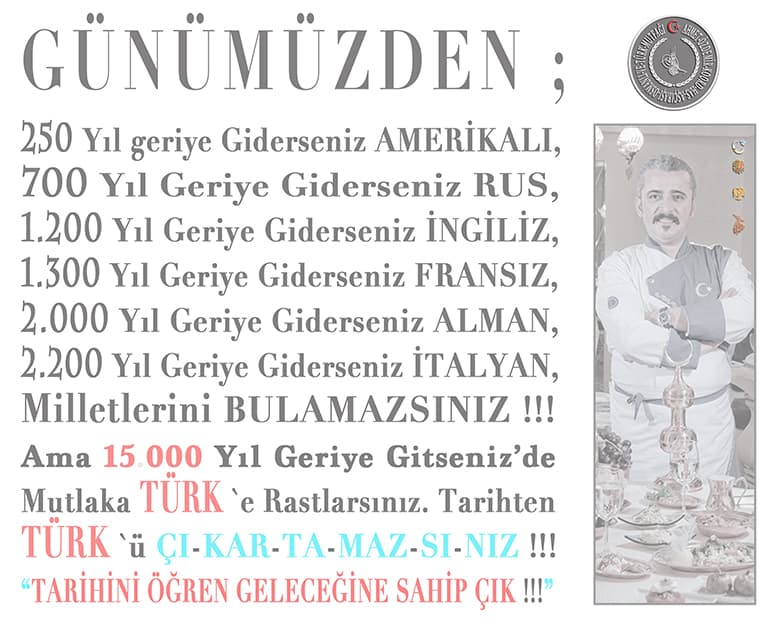 Aşçılık Mesleğinde Türk Mutfağı Tanıtım Sloganlarım-gastronomi-danışmanlığı