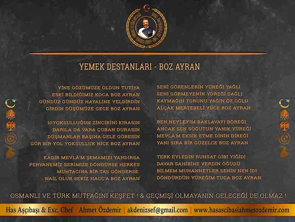 YEMEK DESTANLARI 