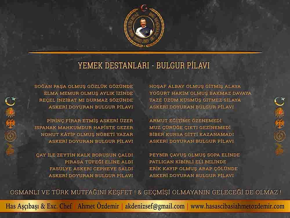 YEMEK DESTANLARI 
