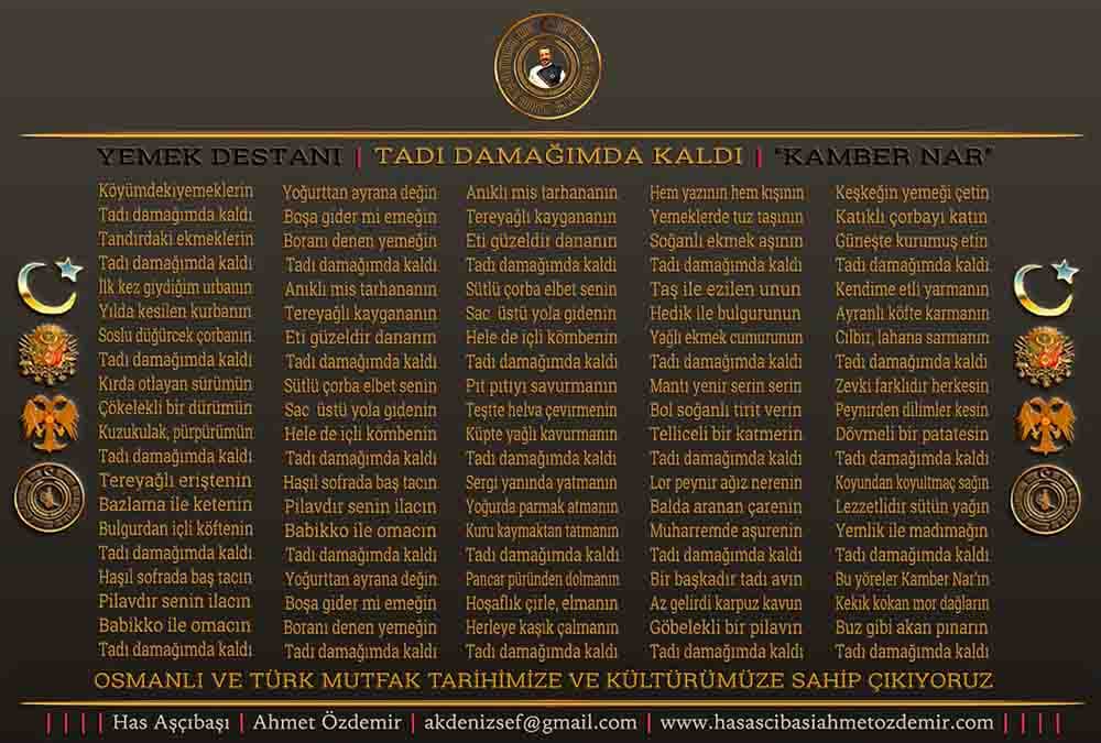 YEMEK DESTANLARI 