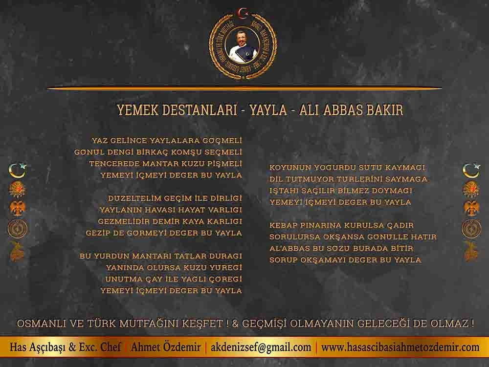 YEMEK DESTANLARI 